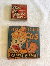 Vintage 16mm Films- Castle Films Here Comes The Circus & Excel Movies Scrappy