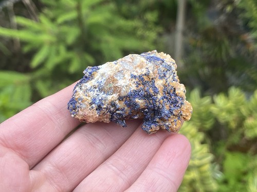 Azurite mineral from morocco - mineral,
