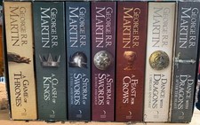Game Of Thrones Books 1-7 With