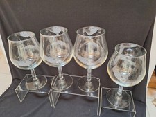 Red Wine Glasses x 4 Handblown