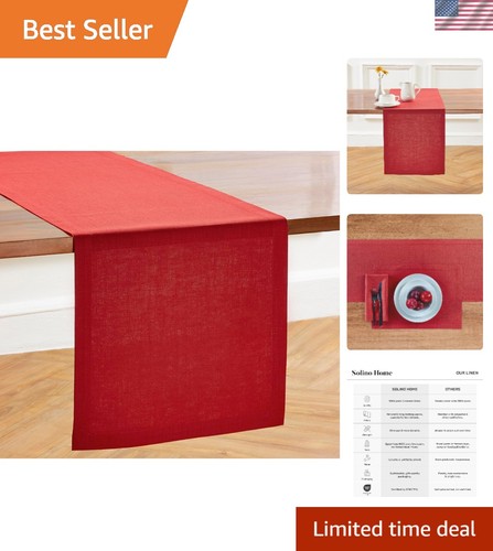 Linen table runner 108 - linen,