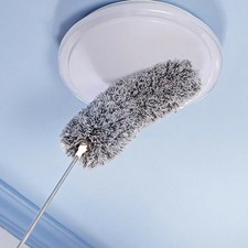 Extendable Handle Feather Duster Long Telescopic Static Duster Brush Home Clean