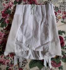 Vintage Girdle Six Suspender Small Size 29 30 Satin Panel Original Packaging