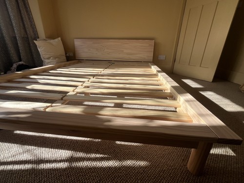 Habitat king size wooden - king, bed