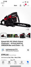 Einhell Petrol Chainsaw GC-PC 2040 I
