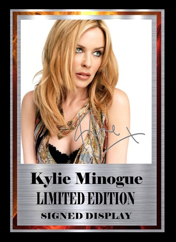Kylie minogue signed - ,