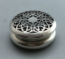 Antique silver potpourri - silver, pot