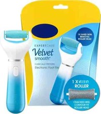 Callus Electric Foot File Velvet Smooth Pedi Crystals Hard Skin Remover Comfort