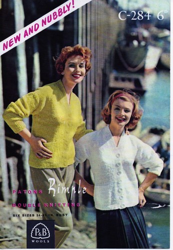 Vintage 1960s patons knitting - 1960s,