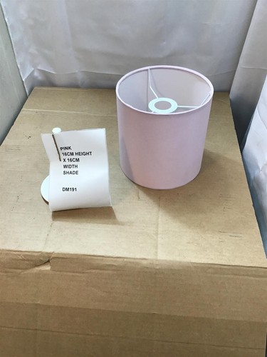 Pink drum lampshade - lampshade, 16cm