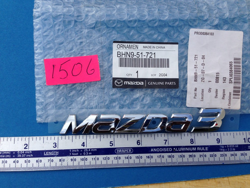 New genuine mazda 2014 - 3, 2014-19
