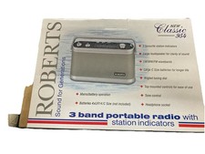 Roberts R9854 3band Radio Mains /Battery FM/MW/LW Display Stock