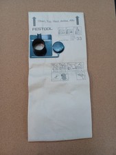 Festool ct-33 unused paper extraction bags 10x