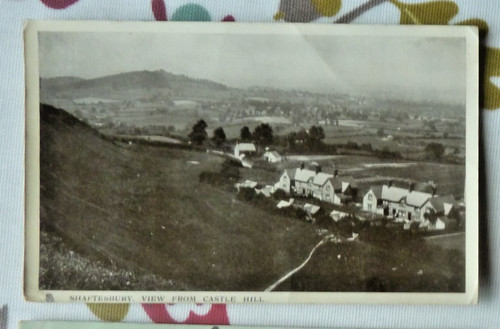 Postcard shaftesbury view from - postcard,