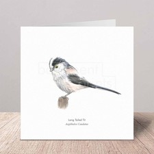 Long Tailed Tit Greeting or