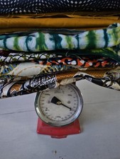 #23 - 1kg Job lot of African Print Fabric - Various Designs and Various Lengths