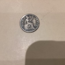 Young Victoria 1843 Four Pence Coin ( A Groat)