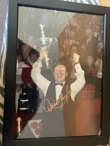 Dennis taylor hand signed - dennis,