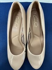 NEW LOOK ZOYA 85 CREAM COLOUR HIGH SOLE COURT SHOE SIZE UK-5, EU-38