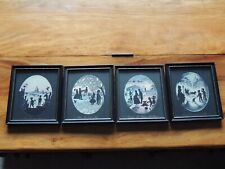 Silhouette Framed Prints by Penny Farthing Galleries Signed Enid Elliott Linder