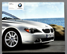 ORIGINAL 2007 BMW 6 SERIES SALES BROCHURE CATALOG ~ 68 PAGES ~ 11.5" x 9"