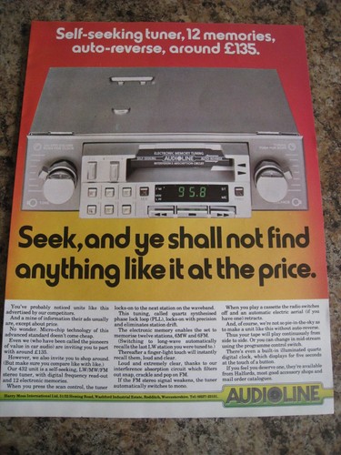 Audioline self seeking tuner - audioline, self-seeking