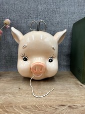 Vintage Ceramic Pig Head