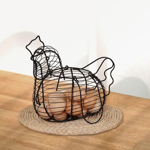 Metal chicken egg basket - metal,