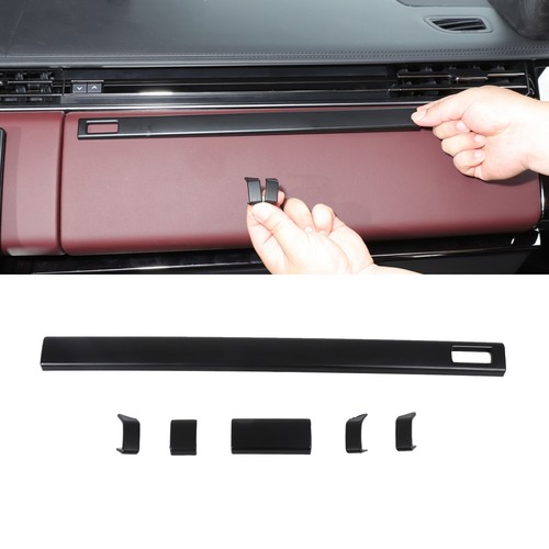 Matte black console side air - black,
