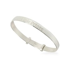 Solid 925 Sterling Silver Little Prince Baby Bracelet 