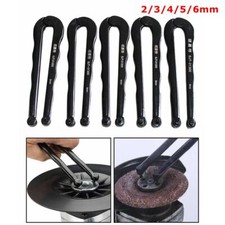 Black Finish Adjustable Pin Spanner Wrench Pin Universal Plier Dual Pin