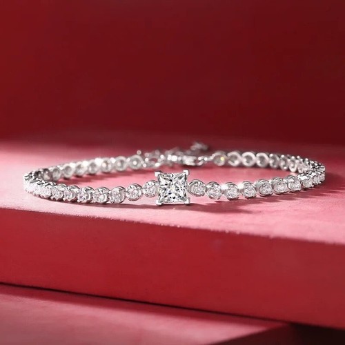 1ct princess bracelet white - 1ct,