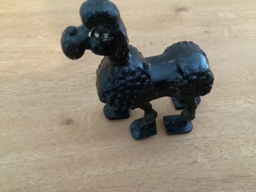 Vintage 1960s plastic poodle - vintage,