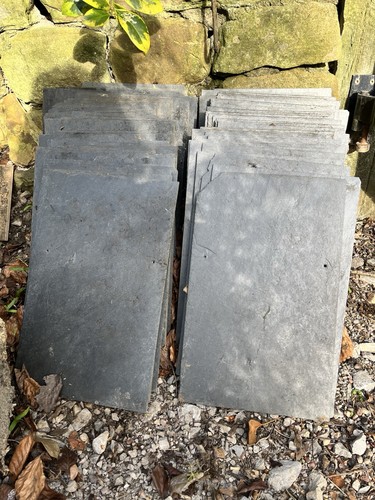 Natural slate roof - natural, 500mm