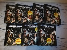 THE OFFICIAL STAR WARS FACT FILE BINDERS x7 COMPLETE DARTH VADER LUKE SKYWALKER