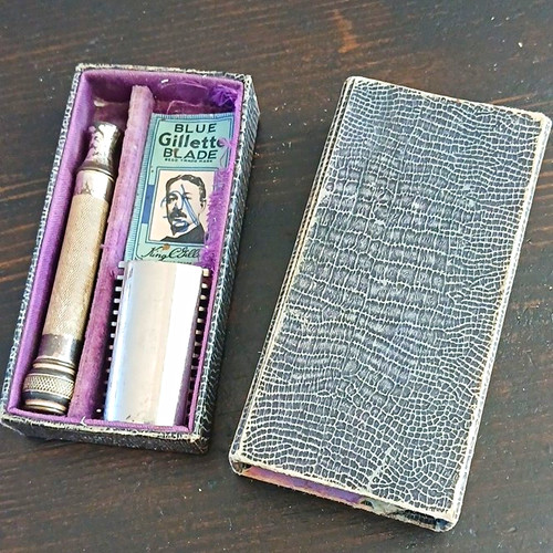 Gillette vintage safety set - safety,