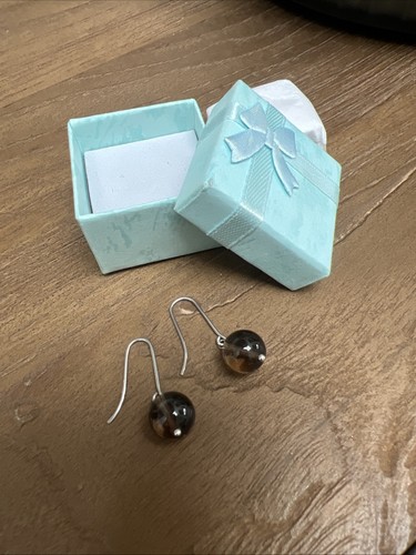 Genuine smoky quartz - genuine, drop