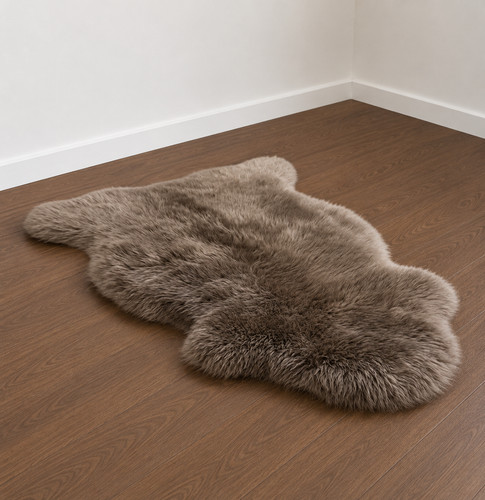 Genuine sheepskin rug - sheepskin,