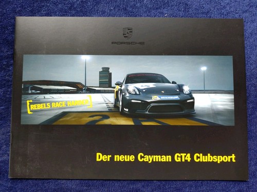 Porsche cayman gt4 clubsport - porsche,