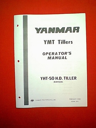Yanmar tractor tiller - yanmar,