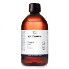 Naissance Castor Oil (No. 217) - 450ml - Massage, Beauty, Haircare, Nail, Skin