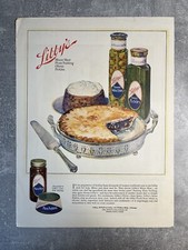 Libby's Mince Meat, Plum Pudding, Olives - Vintage Advertising - Original Advert