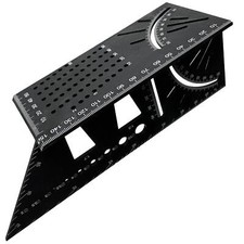 Mitre Angle Ruler 3D Aluminium Measuring Square Woodworking