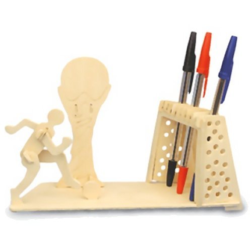 Football player pen holder - football,