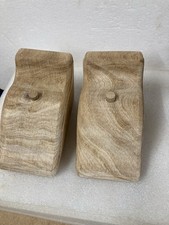 Solid Oak Corbels Pair