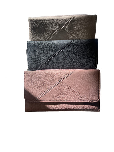 Womens faux leather purse - faux,
