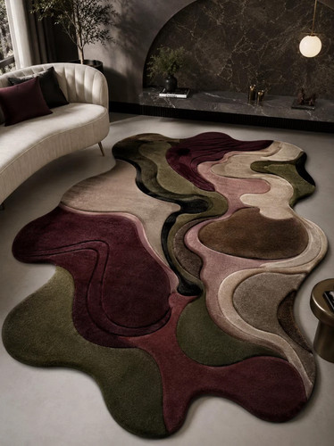 Hand tufted wool area - tufted,