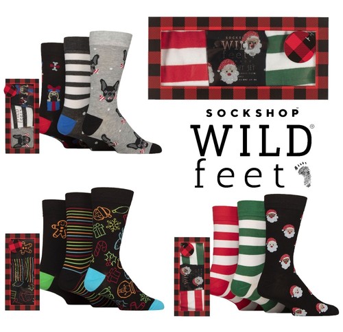 Mens christmas bamboo socks - socks, in
