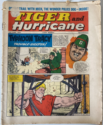 Tiger and hurricane 19th june - hurricane.,
