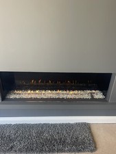 Element-4 Club 140 F Balanced Flue Gas Fire With LED Lights 